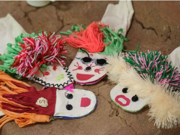 อาสาสมัคร ตุ๊กตาสื่อหุ่นมือ 3 มี.ค.62  Volunteer Producing Hand Puppet Doll for Learning Kits  Mar, 3, 19